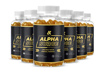 Alpha Surge six bottles